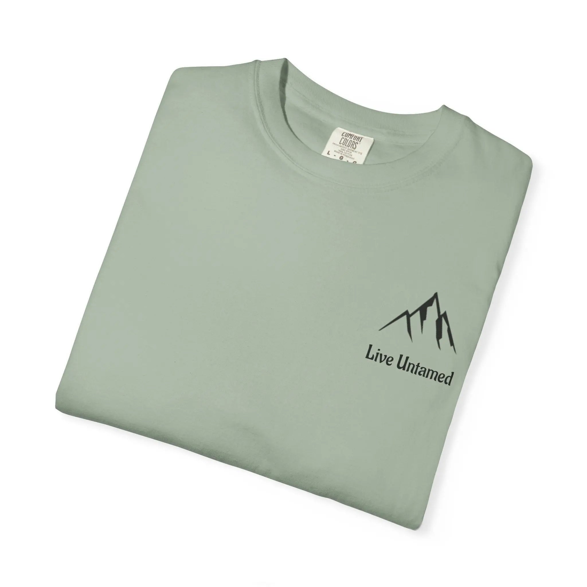 Live Untamed Mountain Tee | Heavyweight Garment-Dyed T-Shirt