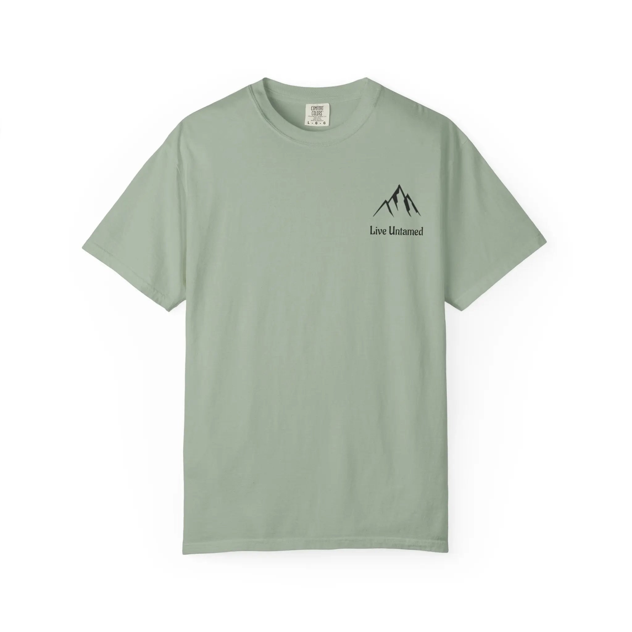 Live Untamed Mountain Tee | Heavyweight Garment-Dyed T-Shirt