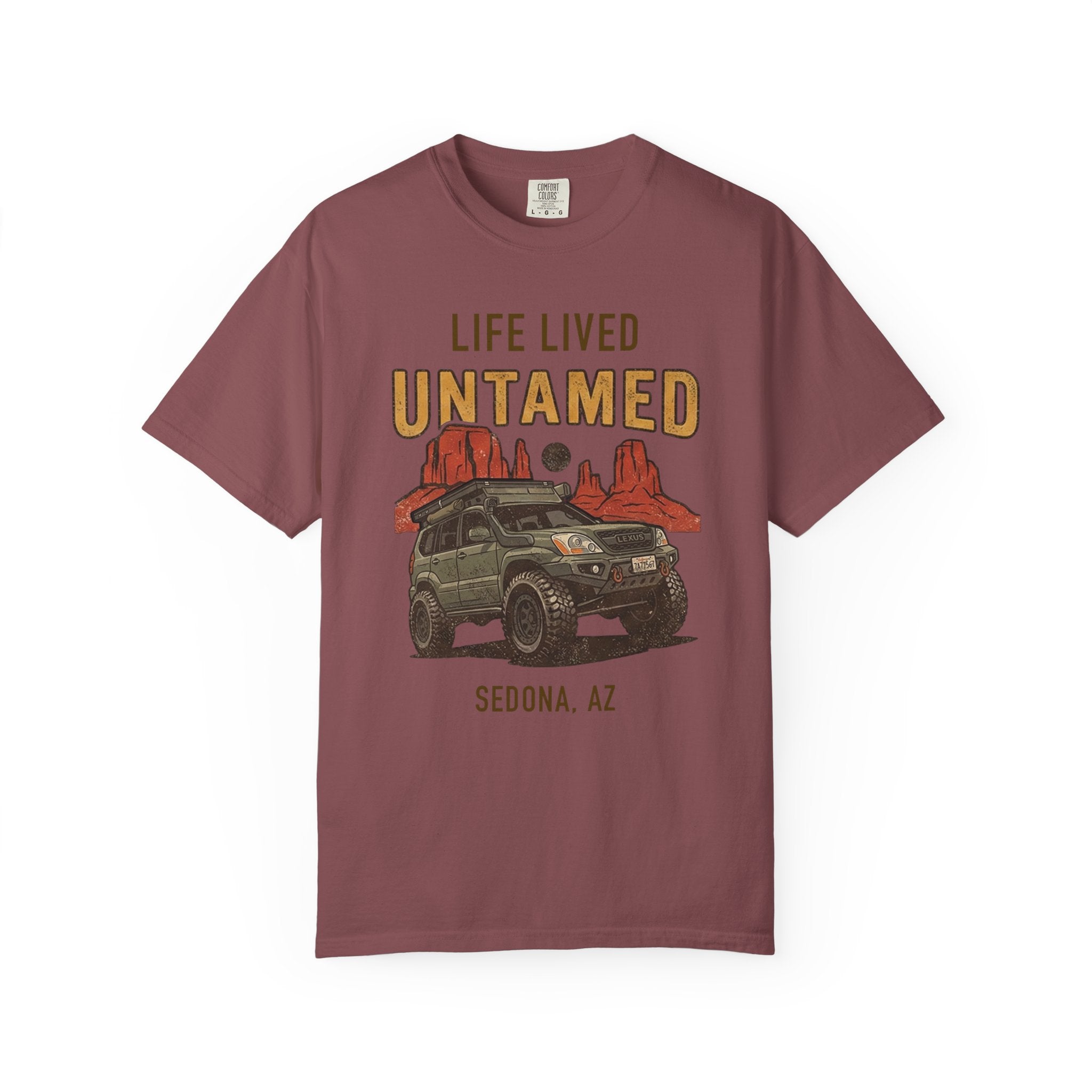 GX470 Life Lived Untamed Tee – Rugged Luxury Off-Road Shirt