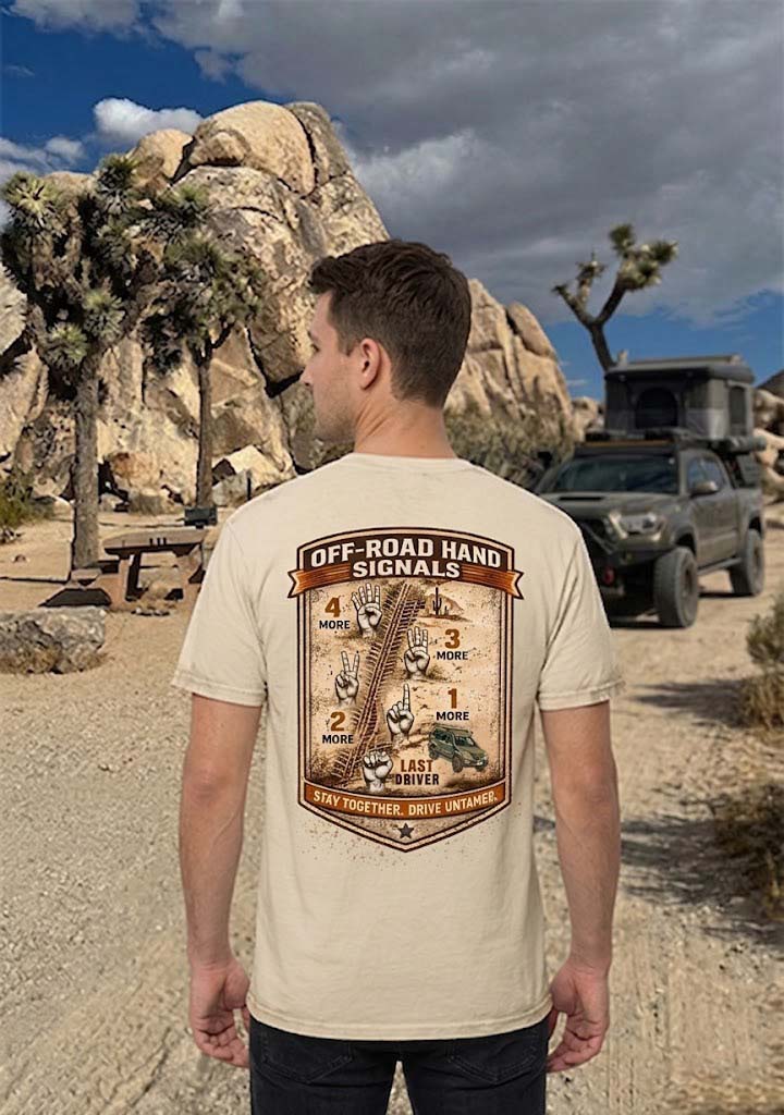 Trail Off-Roading Etiquette T-Shirt — Know Your Signals
