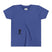 True Royal Blue t-shirt with small black Sasquatch graphic on lower front on a white background