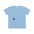 Light blue t-shirt with Sasquatch in Wilderness design.