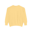 Yellow sweater on a white background