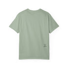Bay Green t-shirt with Life lived Untamed logo on a white background