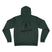 Forest Green hoodie with 'Life Lived Untamed' text on the back against a white background