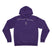Team purple hoodie with a small campfire design in the chest area