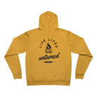Yellow hoodie with black LLU logo on the back