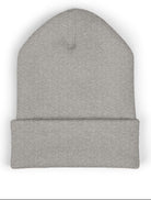 Heather Gray beanie on a white background