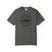 Pepper color t-shirt with 'Life Lived Untamed' graphic on a white background