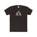 Dark chocolate t-shirt with a graphic of a forest and a bigfoot silhouette on a white background