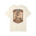 off road hand signal on the back of ivory shirt