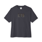 Dark Grey t-shirt with 'RAW' logo on a white background