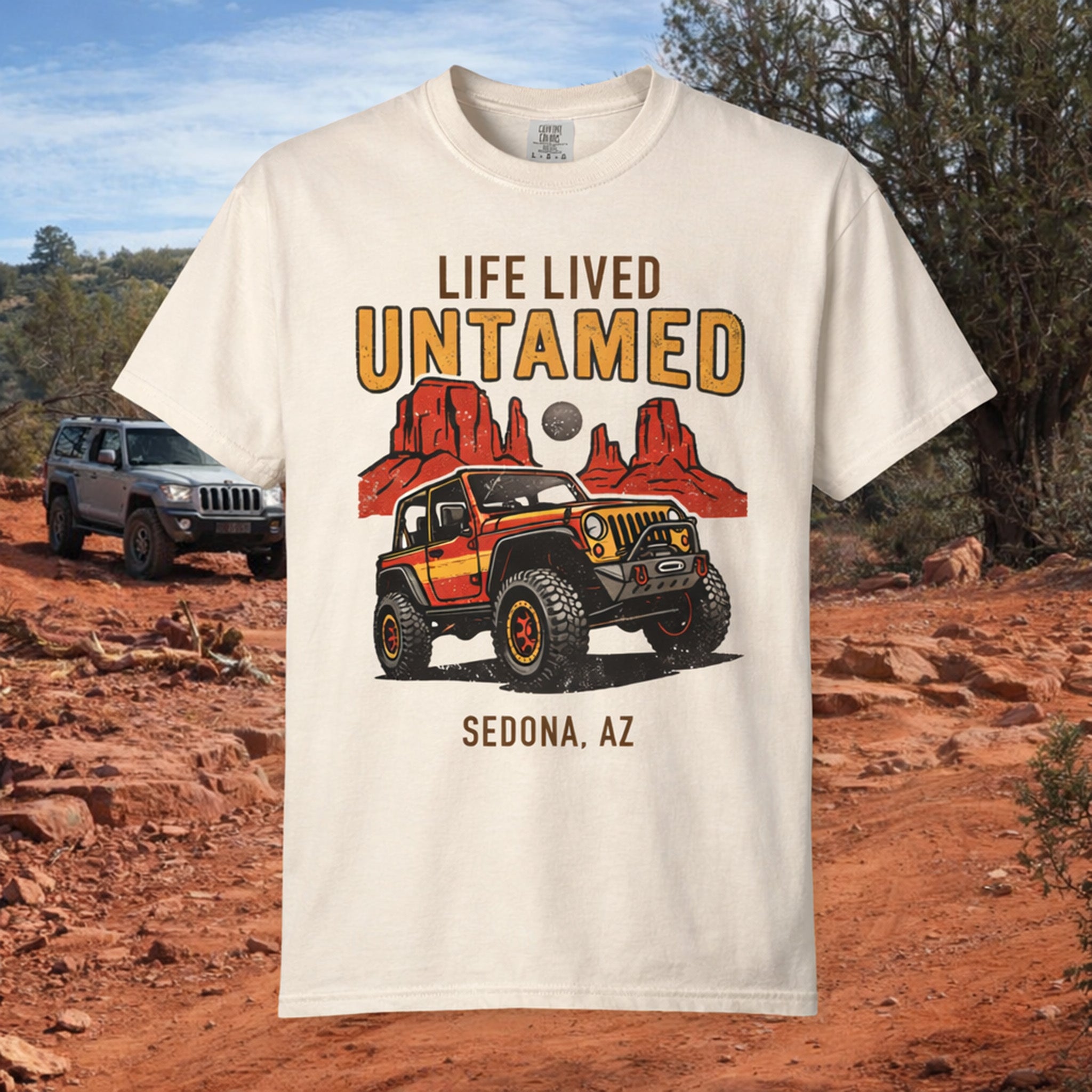 Sedona Trails Jeep Owner Tee – Off-Road Adventure Shirt 