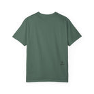 Blue Spruce Green t-shirt with Life lived Untamed logo on a white background